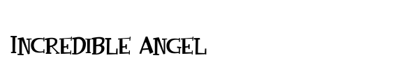 Incredible Angel font preview